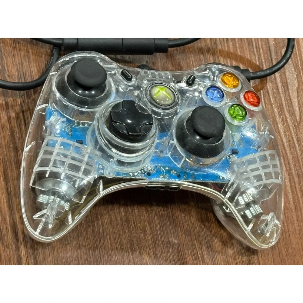 Microsoft Xbox 360 clear Afterglow PL 3702 Wired Controller